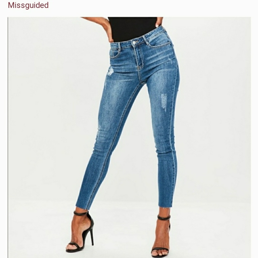Misguided Sinner High-waisted Jean Blue US Sz. 8